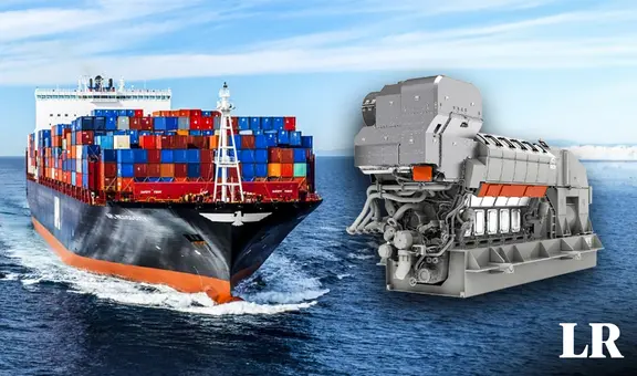 El motor de 4 tiempos más eficiente del mundo, genera energía limpia y comanda el buque más grande