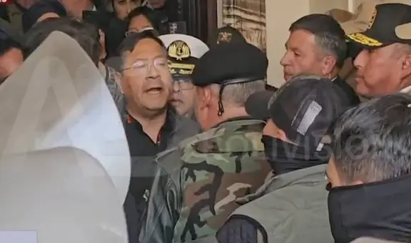 Luis Arce se pone cara a cara con líder militar tras intento de golpe de Estado en Bolivia