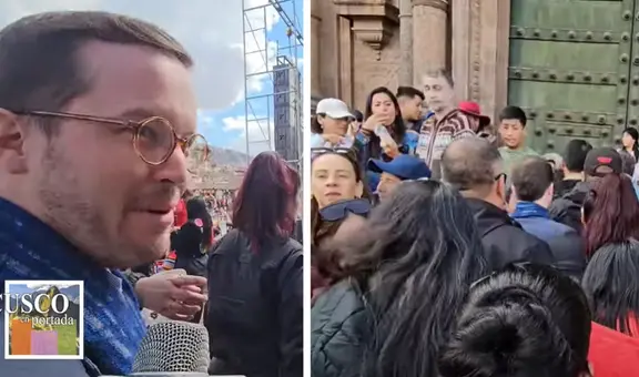 Alejandro Cavero evitó responder a periodista cusqueño por rechazo de ciudadanos durante el Inti Raymi