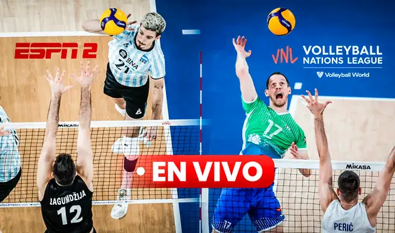 [ESPN 2 EN VIVO Vóley] Argentina vs. Eslovenia ONLINE, VNL 2024: hora y dónde ver el partido de cuartos de final