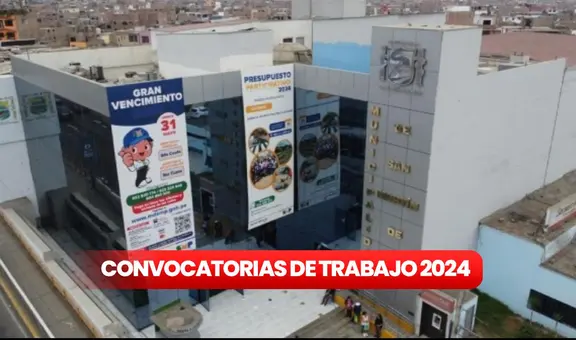 Municipalidad de SMP brinda 258 trabajos con sueldos de hasta S/1.700 para gente con secundaria completa
