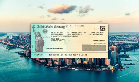 Cheques de estímulo: verifica AQUÍ quienes pueden cobrar el monto de 1.400 dólares en Nueva York