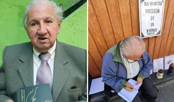 Peruano que vendía sus poemas a S/1 logrará su sueño de publicar un libro: “Son reflexiones de vida”