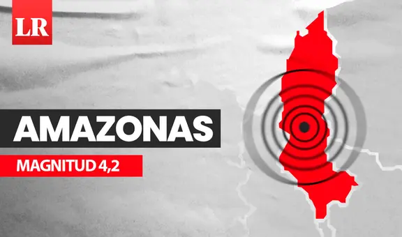 Temblor de magnitud 4,2 remeció Amazonas hoy, según IGP