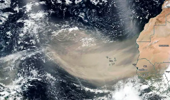 Una enorme nube de polvo del desierto de Sahara se dirige a América: ¿qué países serán los más afectados?