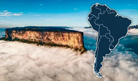 La formación geológica más antigua de la tierra está en Sudamérica: limita con 3 países del continente