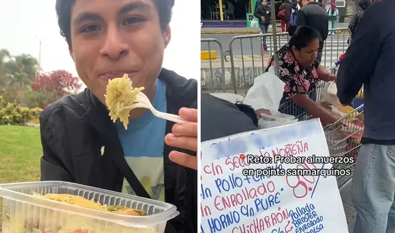 Estudiantes ponen a prueba los almuerzos que venden en San Marcos y afirman: “No pasa nada”