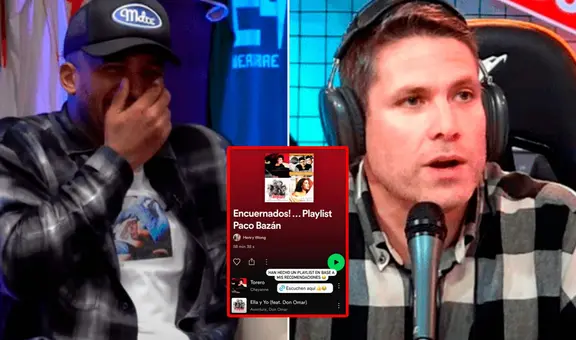 Fans de Paco Bazán arman playlist de Spotify antes de encuentro con Jefferson Farfán: "¡Encuernados!"