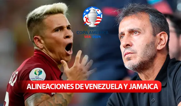 Alineación Venezuela vs. Jamaica: el 11 del 'Bocha' Batista para el juego de la Copa América 2024