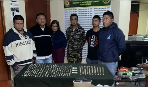 Capturan a banda criminal ‘La Gran Sangre’ en Comas: producían y vendían licor adulterado