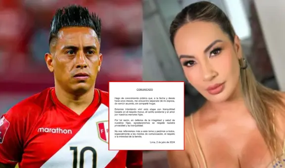 Christian Cueva AFIRMA estar separado de Pamela López por mutuo acuerdo tras asistir a fiesta de Pamela Franco
