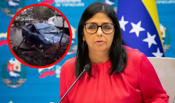 Delcy Rodríguez resultó herida tras caerle un árbol: ¿cuál es el estado actual de la vicepresidenta de Venezuela?