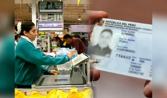 ¿Debes indicar, mostrar o entregar tu DNI si te lo pide un cajero de supermercado? Esto establece la Sunat