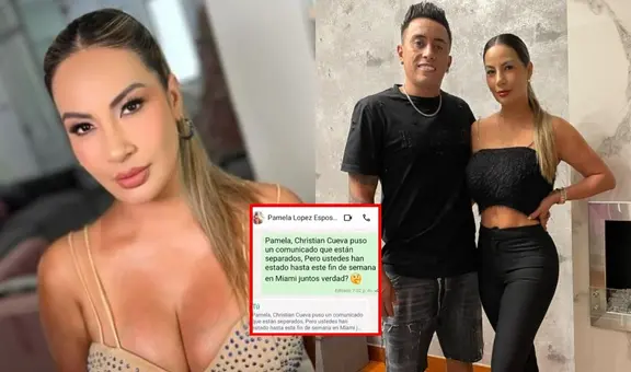 Pamela López responde si estuvo junto a Christian Cueva este fin de semana en hotel de Miami: ¿qué contestó?