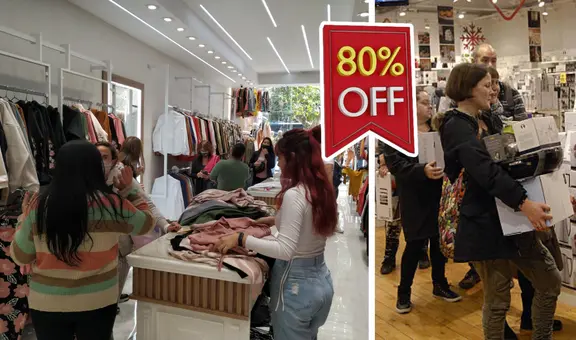 REMATE de hasta el 80% de descuento en uno de los outlets más grandes de Lima: compra zapatilla y ropa a bajo costo