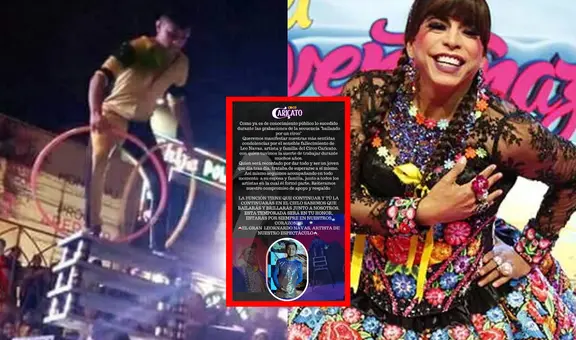 Circo Caricato, donde trabajaba artista que murió en programa de 'Chola Chabuca', se pronuncia: "Se superaba a diario"