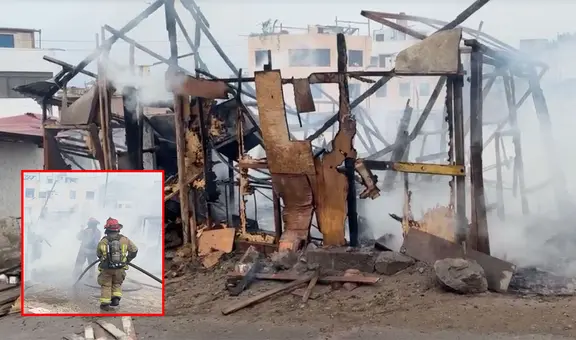 Incendio en Chorrillos consume viviendas y deja familias damnificadas en asentamiento humano