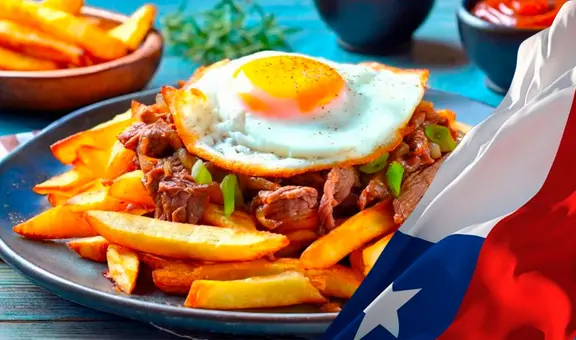 Este plato de Chile, con orígenes en la Guerra del Pacífico, es conocido como ‘lomo saltado chileno’