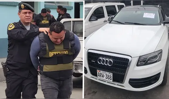 Banda usaba auto Audi para desmantelar autopartes en Santa Anita y venderlas en el mercado negro