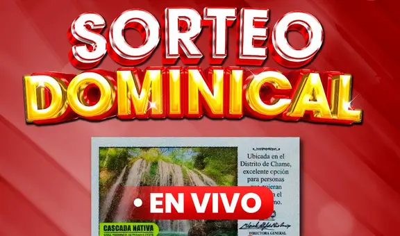 Lotería Nacional de Panamá EN VIVO: resultados del Sorteo Dominical HOY, domingo 7 de julio, vía Telemetro