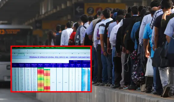 Viajes en el Metropolitano dependen de un excel que envía ATU, según concesionarios