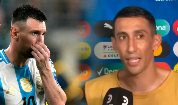 Di María se quebró en vivo tras revelar las palabras de Messi para llegar a la final de la Copa América