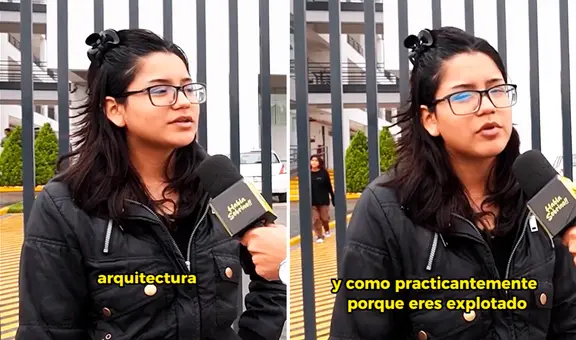 Estudiante de arquitectura espera ganar S/1.200 cuando se gradúe y afirma: “Como practicante eres explotado”