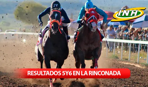 Resultados 5y6 de La Rinconada de HOY, 14 de julio, R27: revisa EN VIVO cómo van las carreras