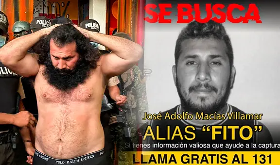 La Interpol emite alerta roja para la captura de alias ‘Fito’, el criminal más peligroso de Ecuador