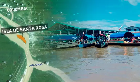 La Isla Santa Rosa, una joya fluvial del Amazonas que comparte frontera con 3 países de Sudamérica