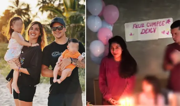 Mario Hart y Korina Rivadeneira CONMUEVEN a niñera de sus hijos con tierna sorpresa: “Te queremos”