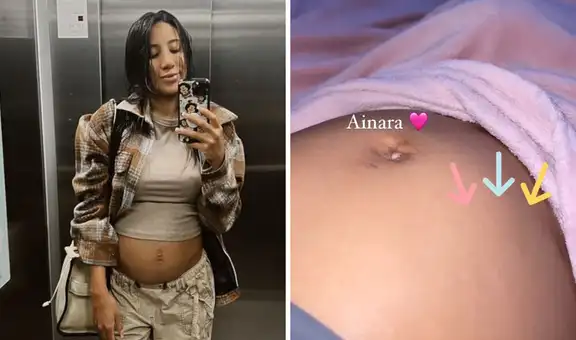 Samahara Lobatón comparte en redes sociales una tierna foto de las ‘pataditas’ de su hija con Bryan Torres