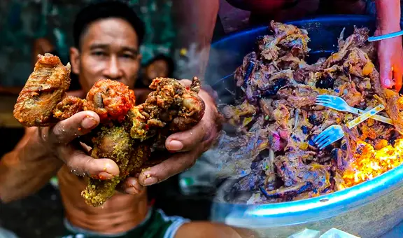 El país de Asia que vende comida hecha con restos de la basura: la carne es separada, lavada y cocinada en salsa