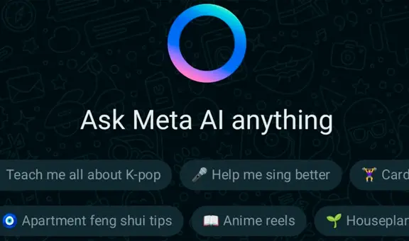 WhatsApp tiene su propio chatbot con IA: así podrás hacer consultas a Meta AI en la app