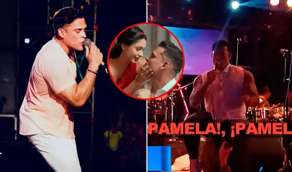Christian Domínguez pasa INCÓMODO momento en concierto porque el público le gritaba ‘Pamela, Pamela’