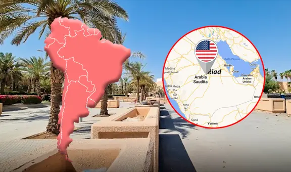 El terreno de un país de Sudamérica en Arabia Saudita que Estados Unidos usa como estacionamiento hace 15 años