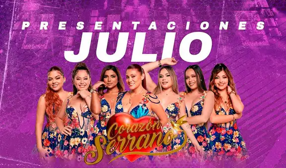 Conciertos de Corazón Serrano en julio 2024: fechas, ciudades y todo sobre los shows en Lima y provincia
