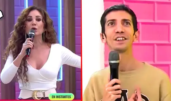 'Flaco' Granda le regalará sesión de masajes a Janet Barboza por su cumpleaños y ella RESPONDE: "Tú me los puedes dar"