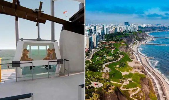 Presentan el primer teleférico de Lima: obra unirá malecón de Miraflores con la Costa Verde y estará listo en 2025