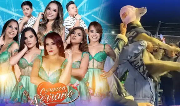 Firulais se hizo presente y encantó al público en el concierto de Corazón Serrano