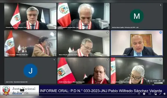 La JNJ sancionaría al fiscal supremo Pablo Sánchez con una interpretación auténtica