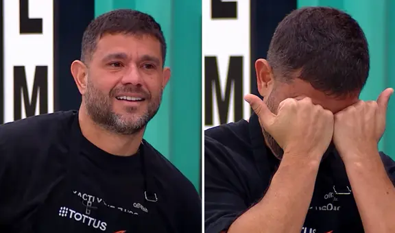 Yaco Eskenazi llora de emoción tras tierna sorpresa de sus hijos en 'El gran chef: famosos'