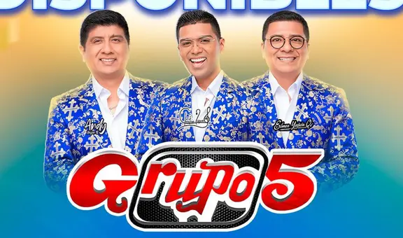 Grupo 5 en Huaraz 2024: fecha, precio de entradas y todo lo que debes saber del gran concierto por aniversario