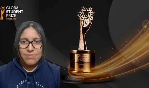 Conoce a la única PERUANA elegida entre los 50 mejores estudiantes del MUNDO: competirá por el premio de $100.000