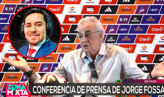 Jorge Fossati perdió los papeles con periodista que le recriminó por decir que "todo estaba bien" con Perú