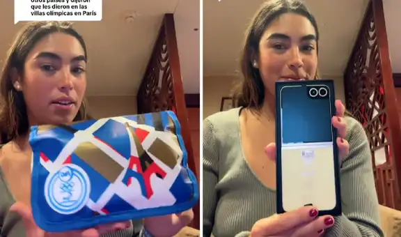 Deportista peruana asombra al mostrar costoso celular que le regalaron en los Juegos Olímpicos 2024: "Se los dan a todos"