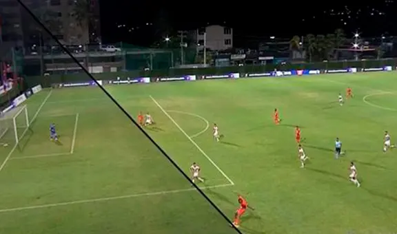 Inaudito trazado de línea de offside en juego de Venezuela se hace viral en redes y desata burlas