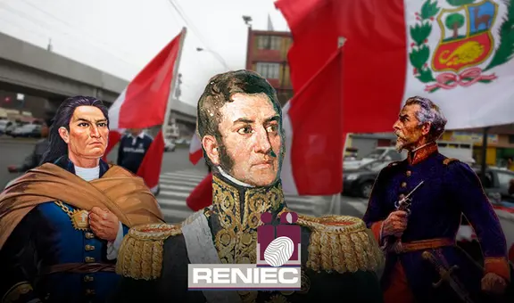 "San Martín", "Túpac Amaru", "Alfonso Ugarte": Reniec revela lista de nombres históricos por Fiestas Patrias