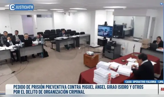 Caso Valkiria: juez dicta prisión preventiva contra ex asesor de la fiscalía, Miguel Girao y el abogado Castillo Alva