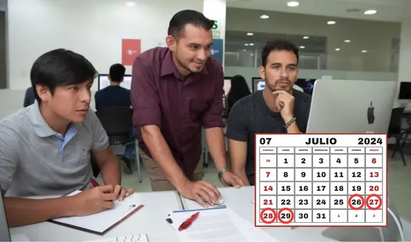 ¿Qué días pueden descansar los trabajadores del sector privado en el feriado largo del 26 al 29 de julio por Fiestas Patrias?